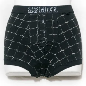 23 Men Underwear - Branded Boxer for Men - Black