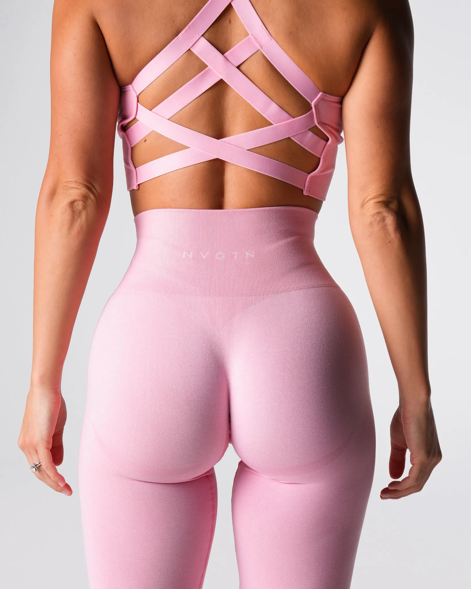 Baby Pink Contour Seamless Leggings