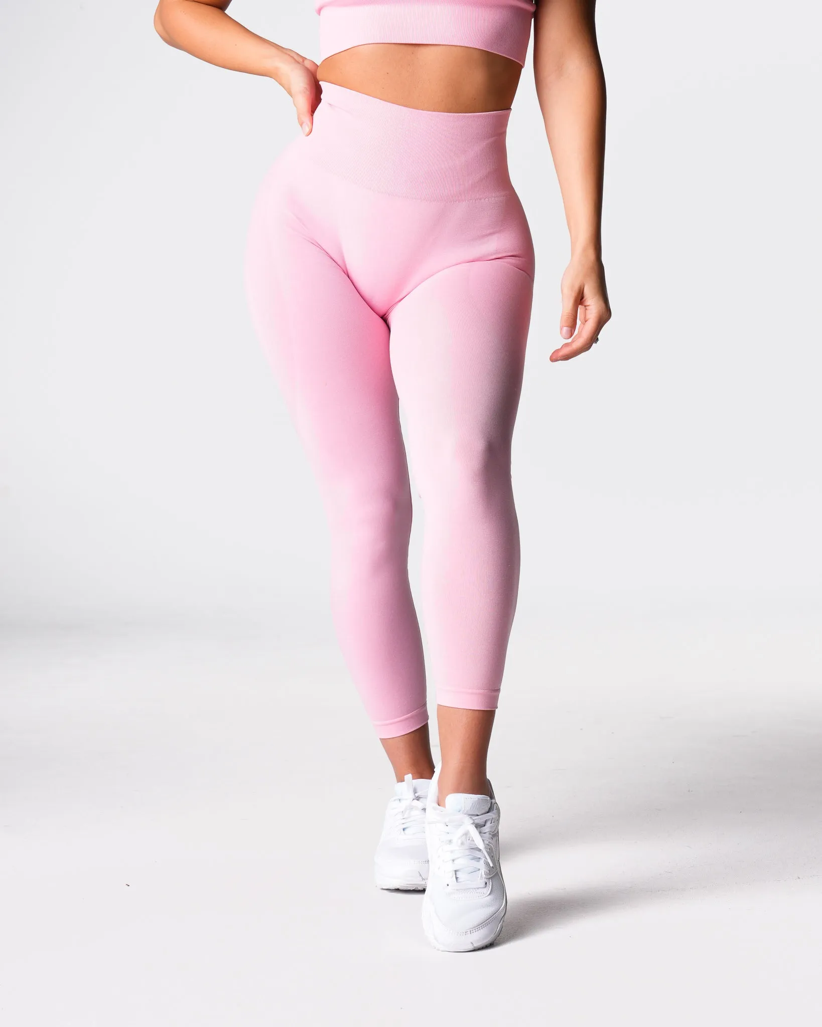 Baby Pink Contour Seamless Leggings