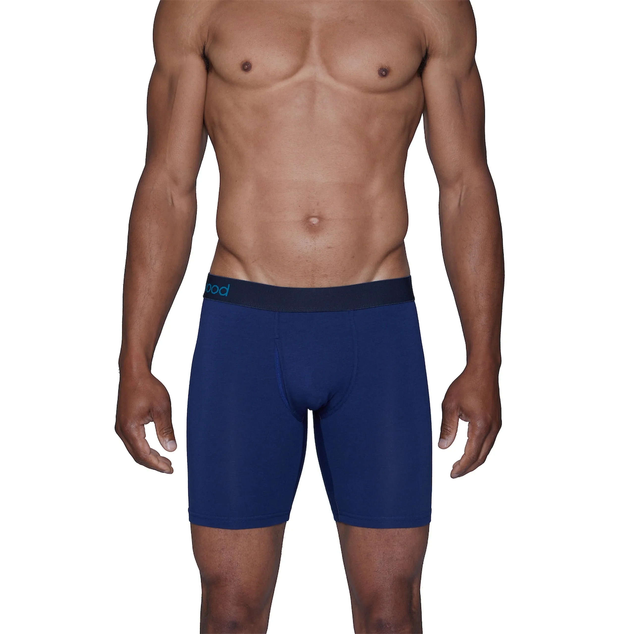 Biker Brief w/ Fly in Deep Space Blue by Wood Underwear