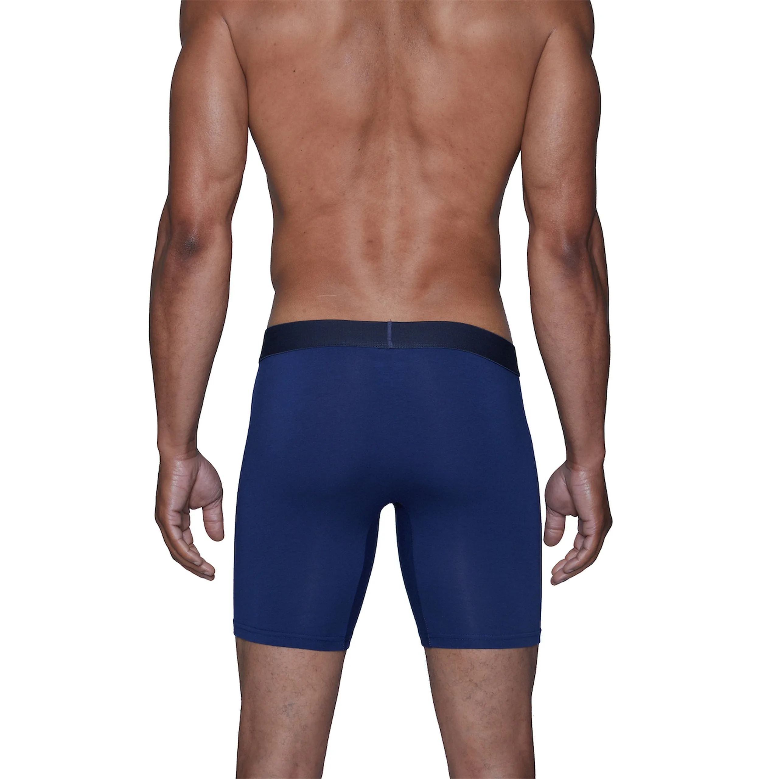 Biker Brief w/ Fly in Deep Space Blue by Wood Underwear