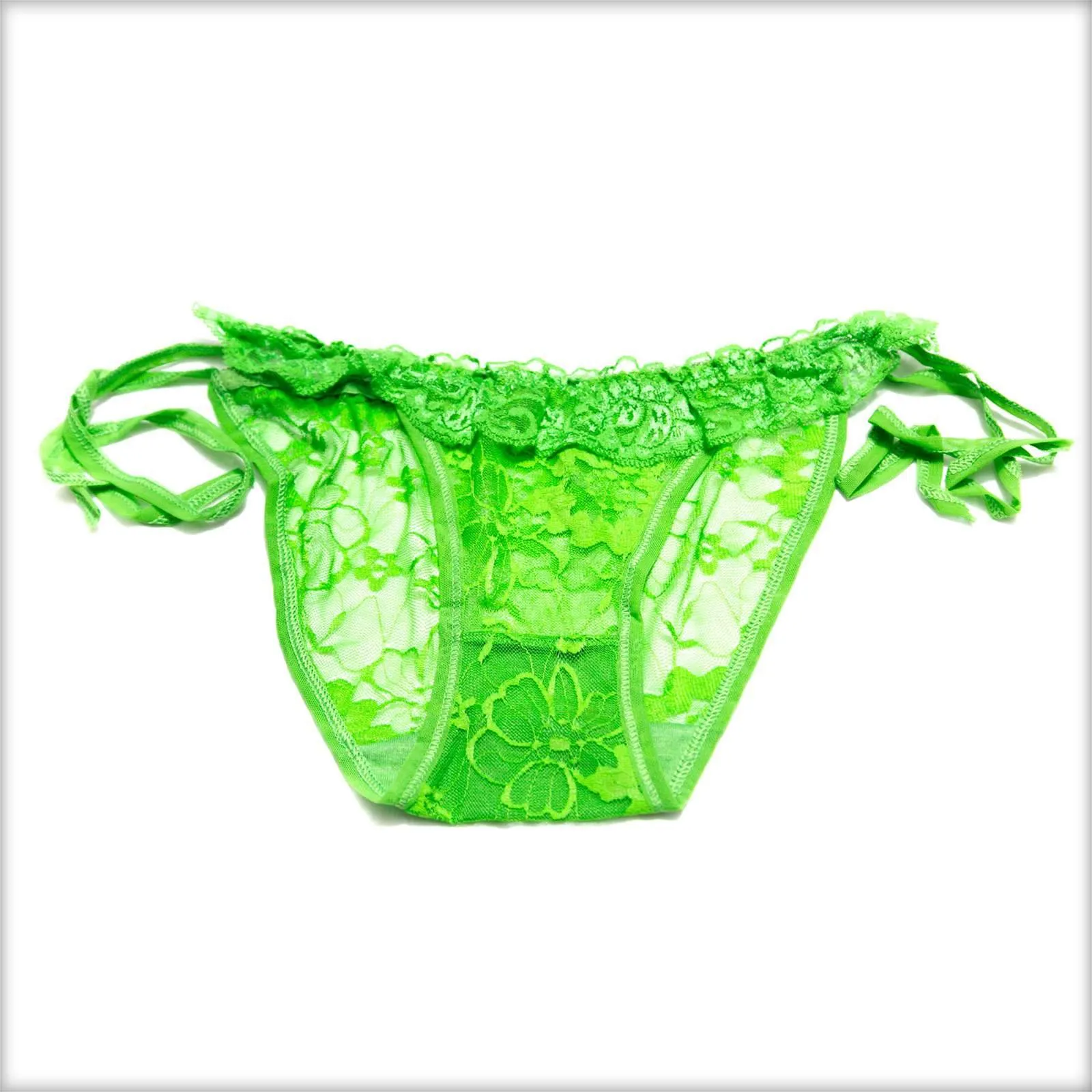 Bikini Style Green Net Panty