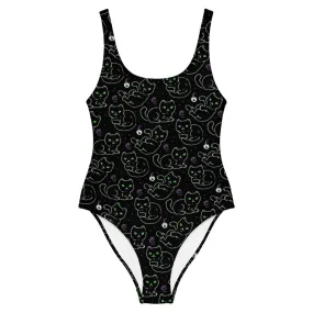 Black Cats One-Piece