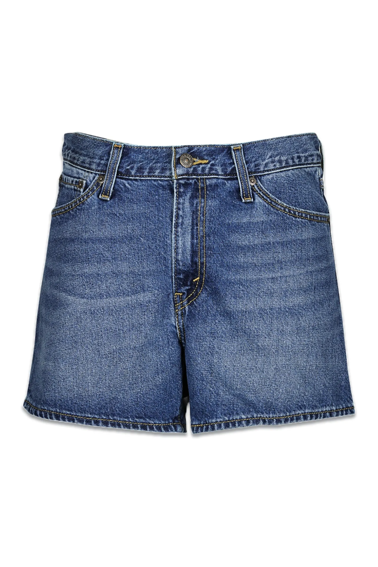 Blue 80s Mom Denim Shorts