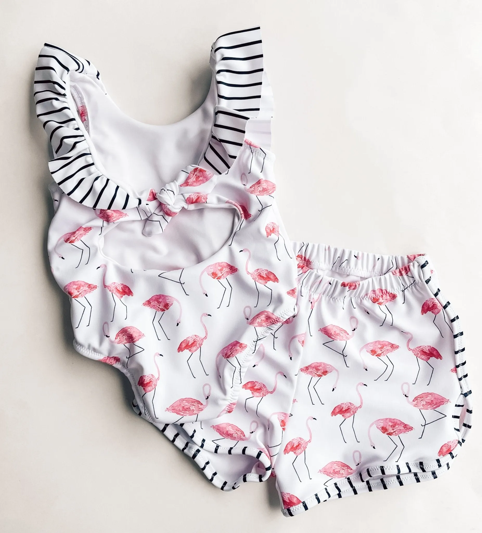 Boy's Flamingo Swim Trunks