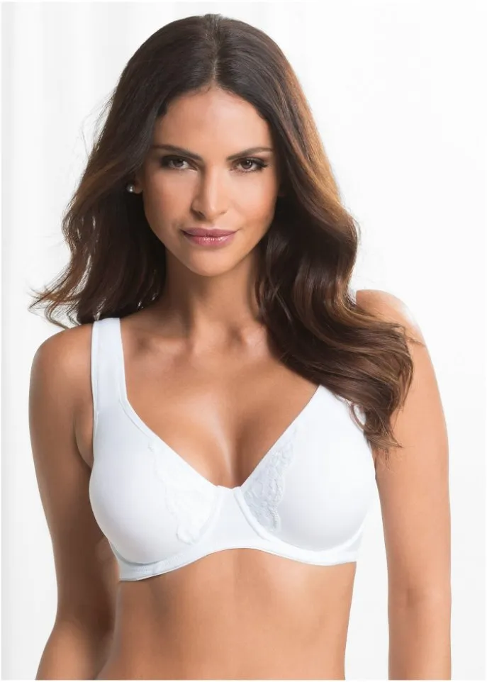 Bpc Selection underwire minimizer bra, white