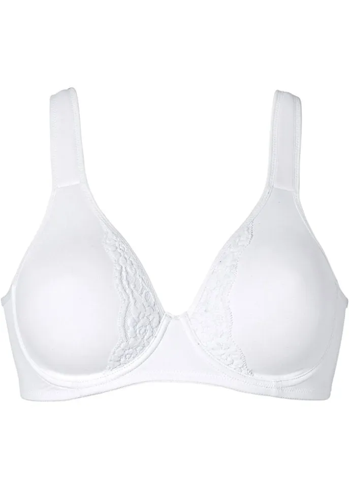 Bpc Selection underwire minimizer bra, white