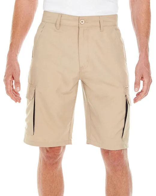 Burnside B9803 Men's Microfiber Cargo Short