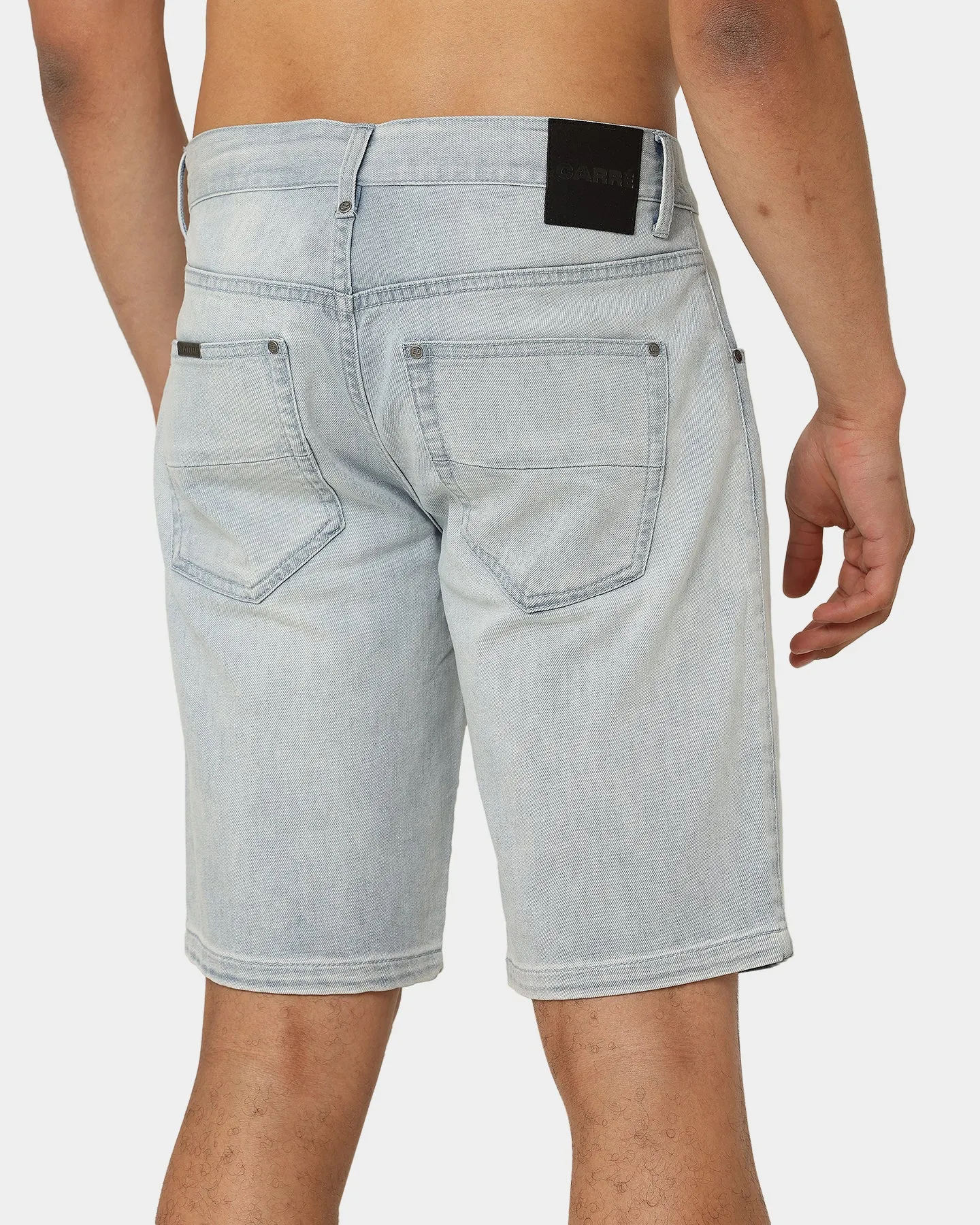 Carre Relache Denim Shorts Light Blue