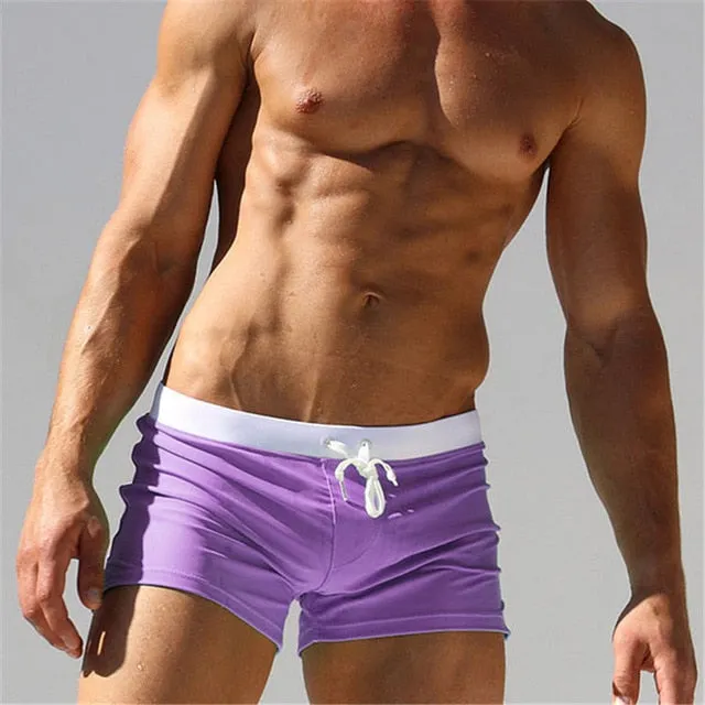 Casual Sexy Men's Nylon Shorts For Swiming Surfing Boxing