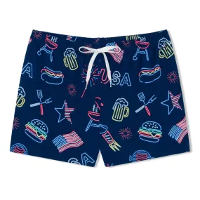 Chubbies Men's Patriotic Lights Swim Trunks - 4" Inseam