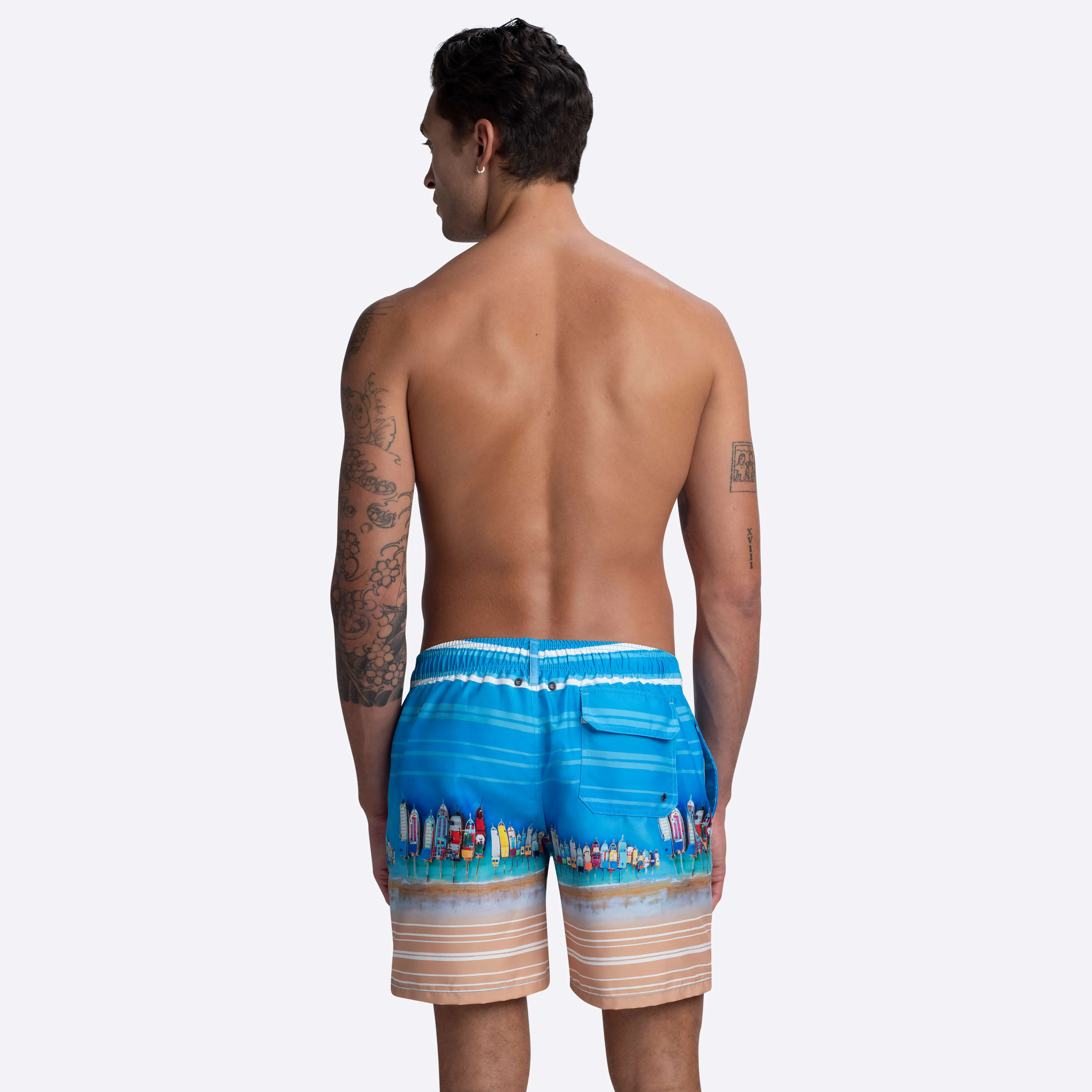 COSMO Regatta Photoprint Swim Trunks