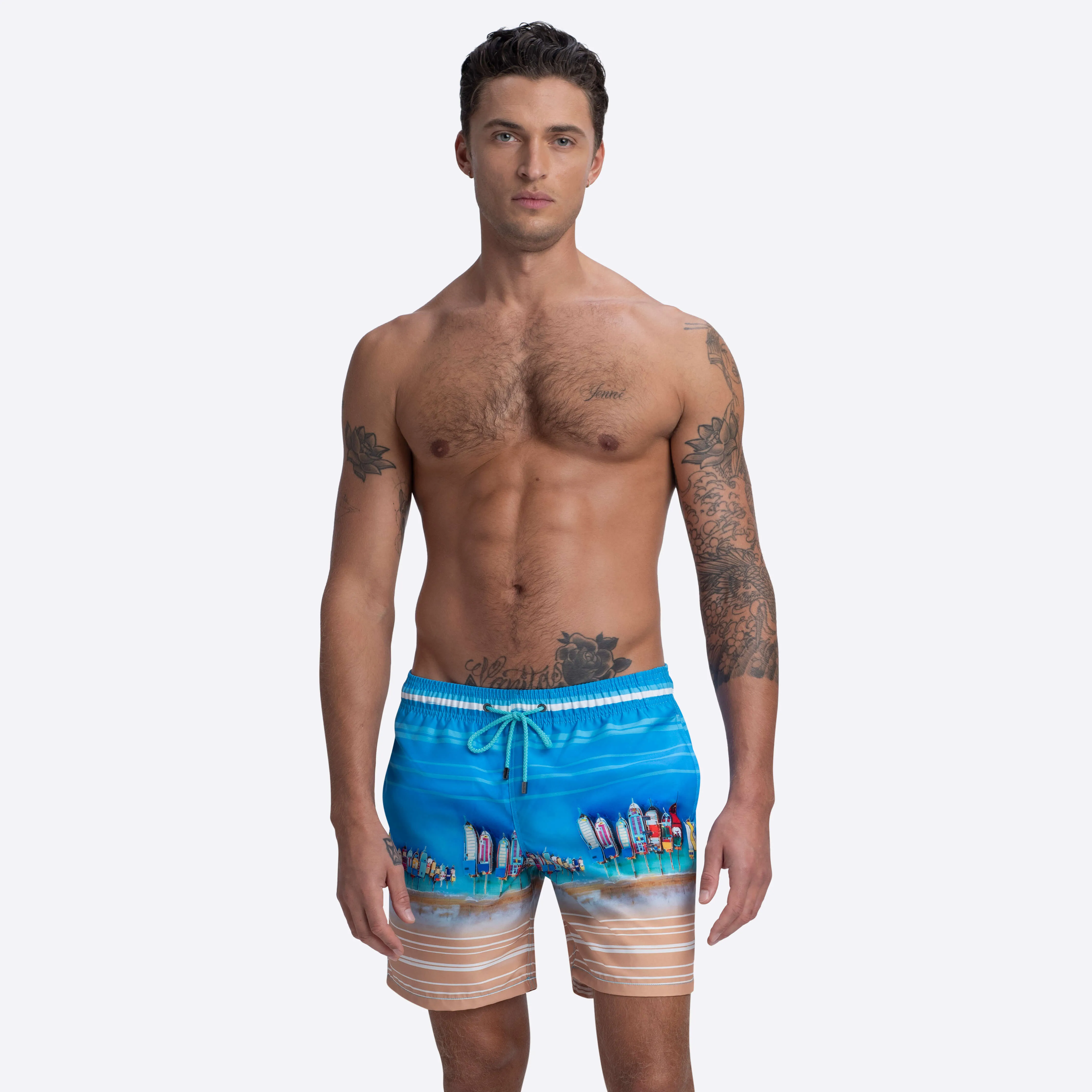 COSMO Regatta Photoprint Swim Trunks