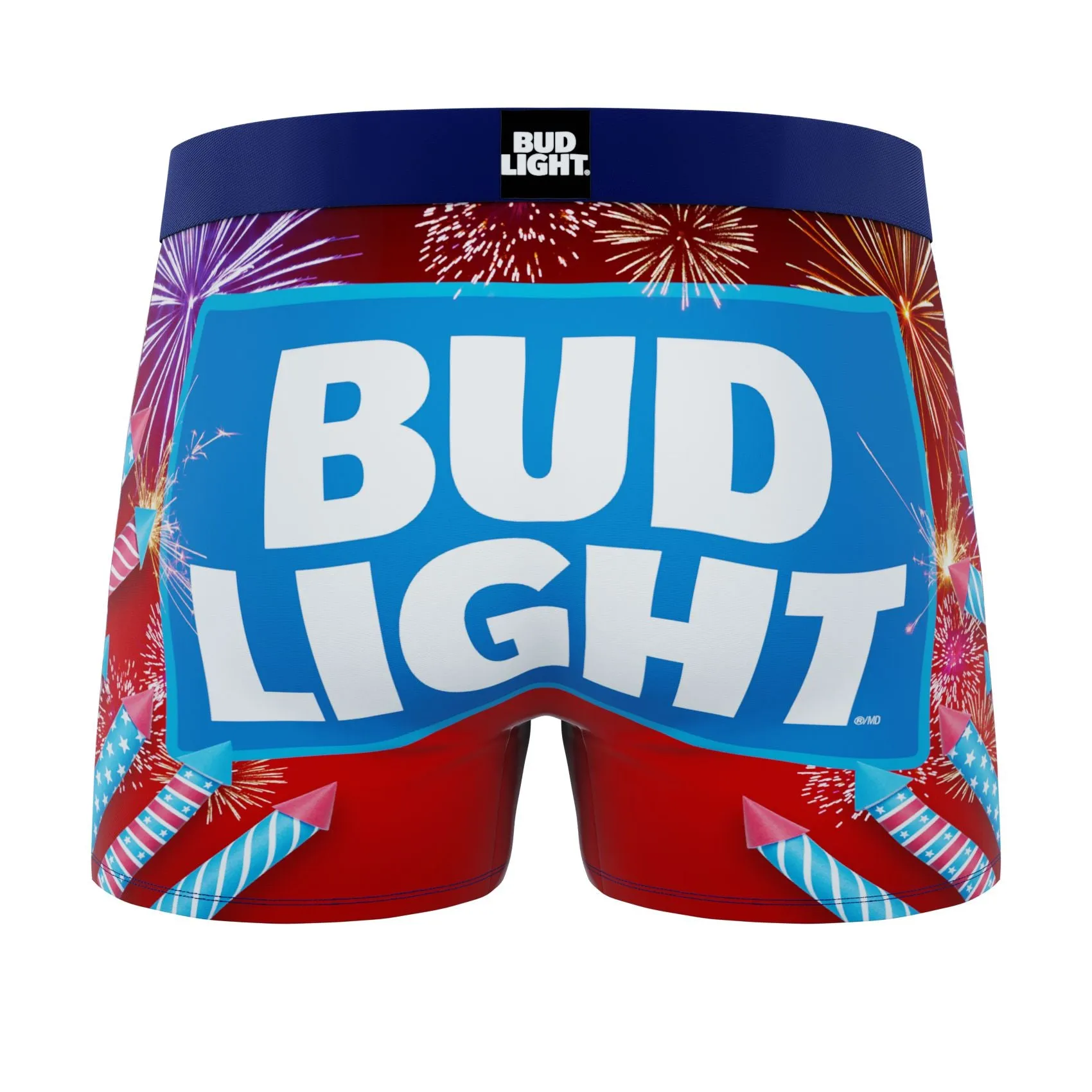 CRAZYBOXER Bud Light Fireworks Men's Boxer Briefs