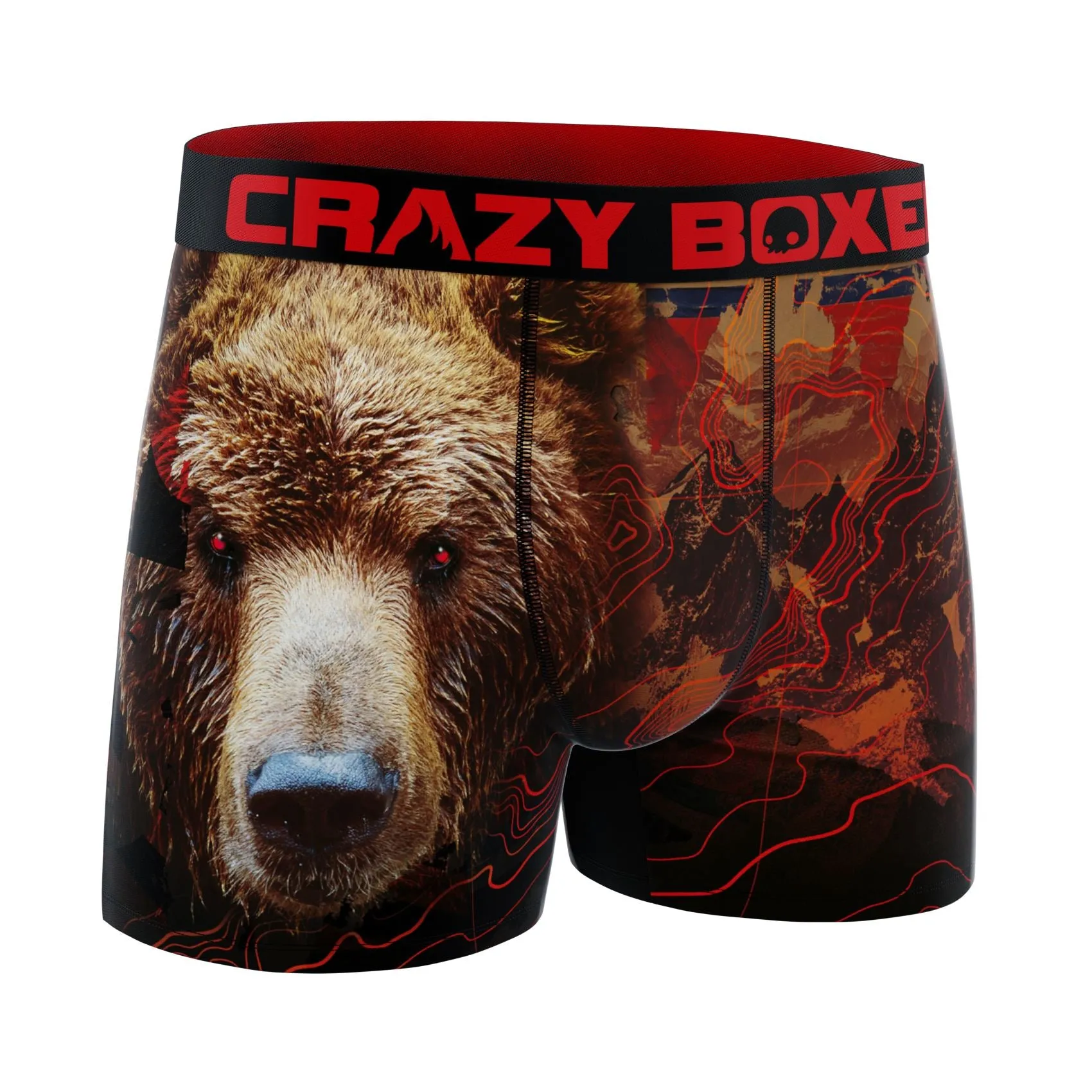 CRAZYBOXER Outdoor Bear Men's Boxer Briefs