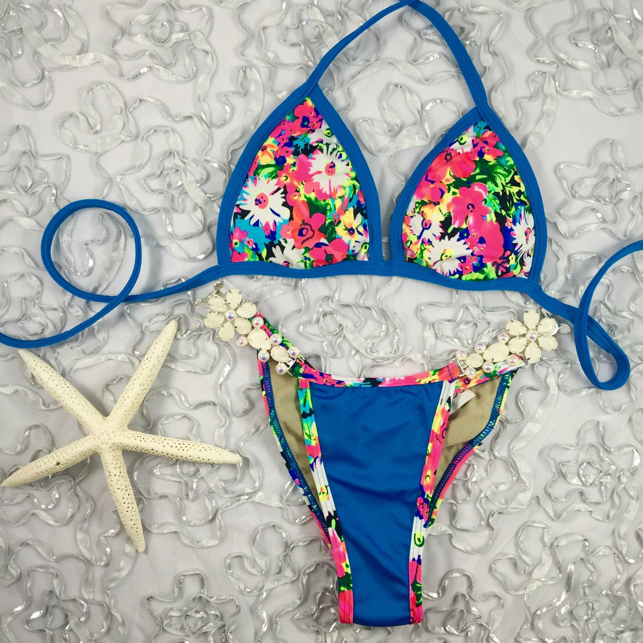 Custom Ravish Katy Ocean Floral***(SUIT SOLD PER PIECE OR SET, price varies)