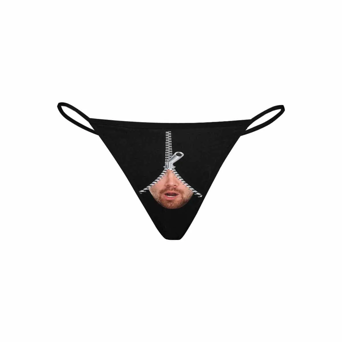 Custom Women's G-String Panties Zipper