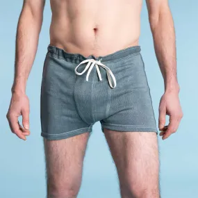 DAYTONA Elastic-free 100% Organic Hemp Knit Drawstring Boxers (OC Thread, Plastic-free, Latex-Free, Polyester-free; 100% Biodegradable)