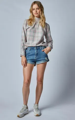 Denim Mid Wash Shorts