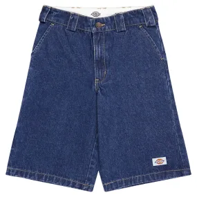 Dickies - 42283 Loose Fit Denim Youth Shorts Stone Washed Indigo