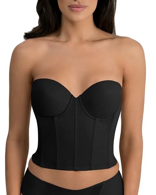 Dominique Intimates Strapless Brie Corset, Black