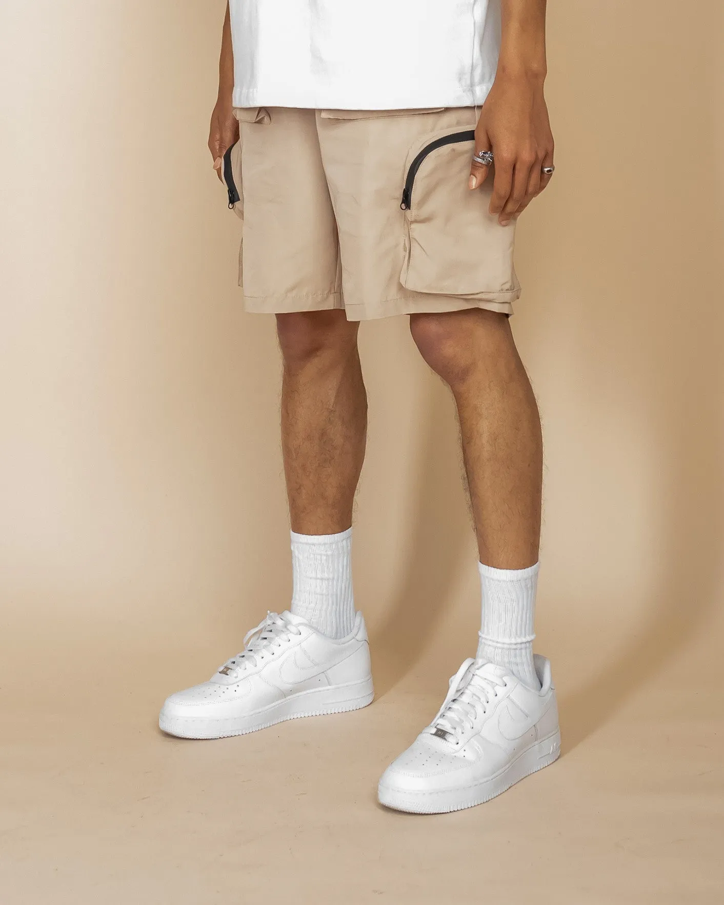 EPTM DOPE BOY CARGO SHORTS - KHAKI