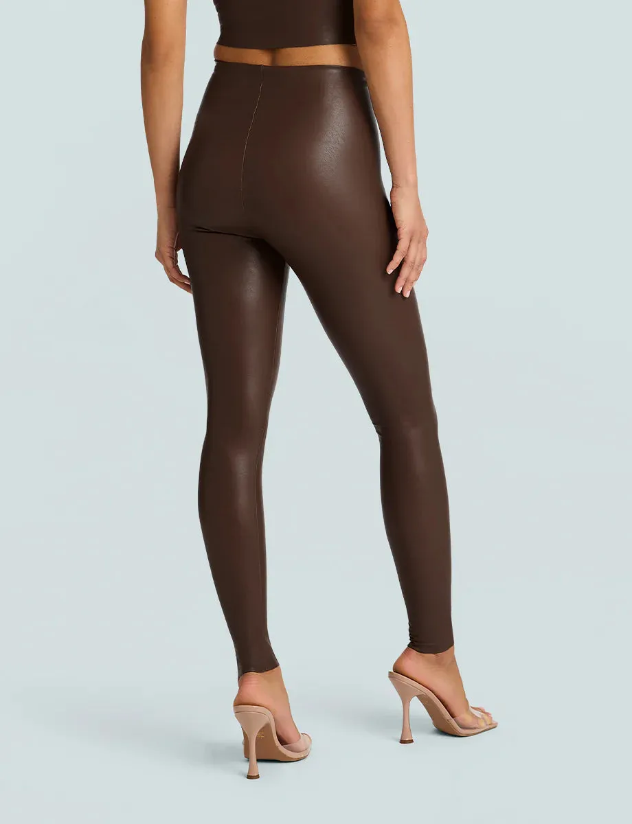 Faux Leather Legging