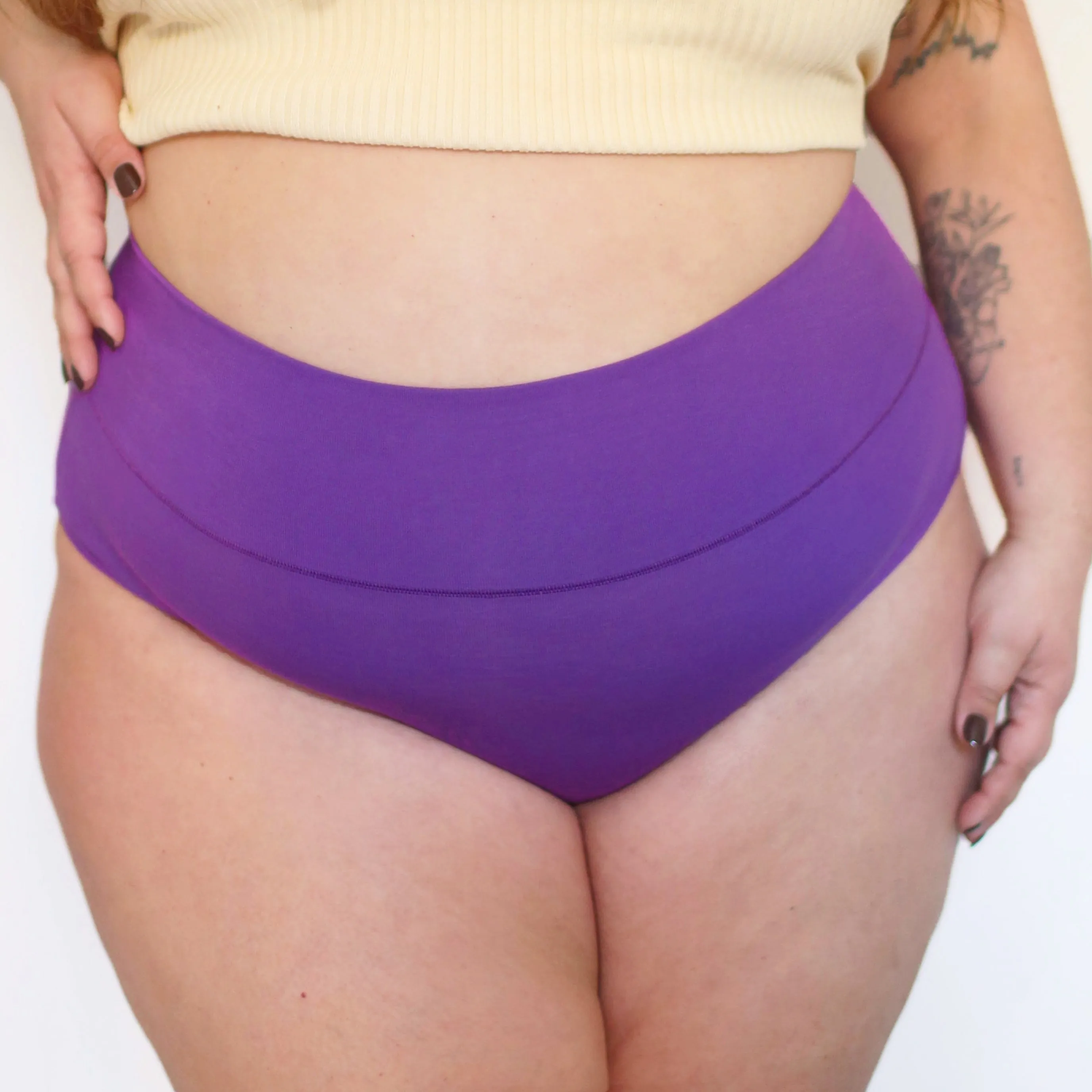 Full Brief Panties - Grape Escape