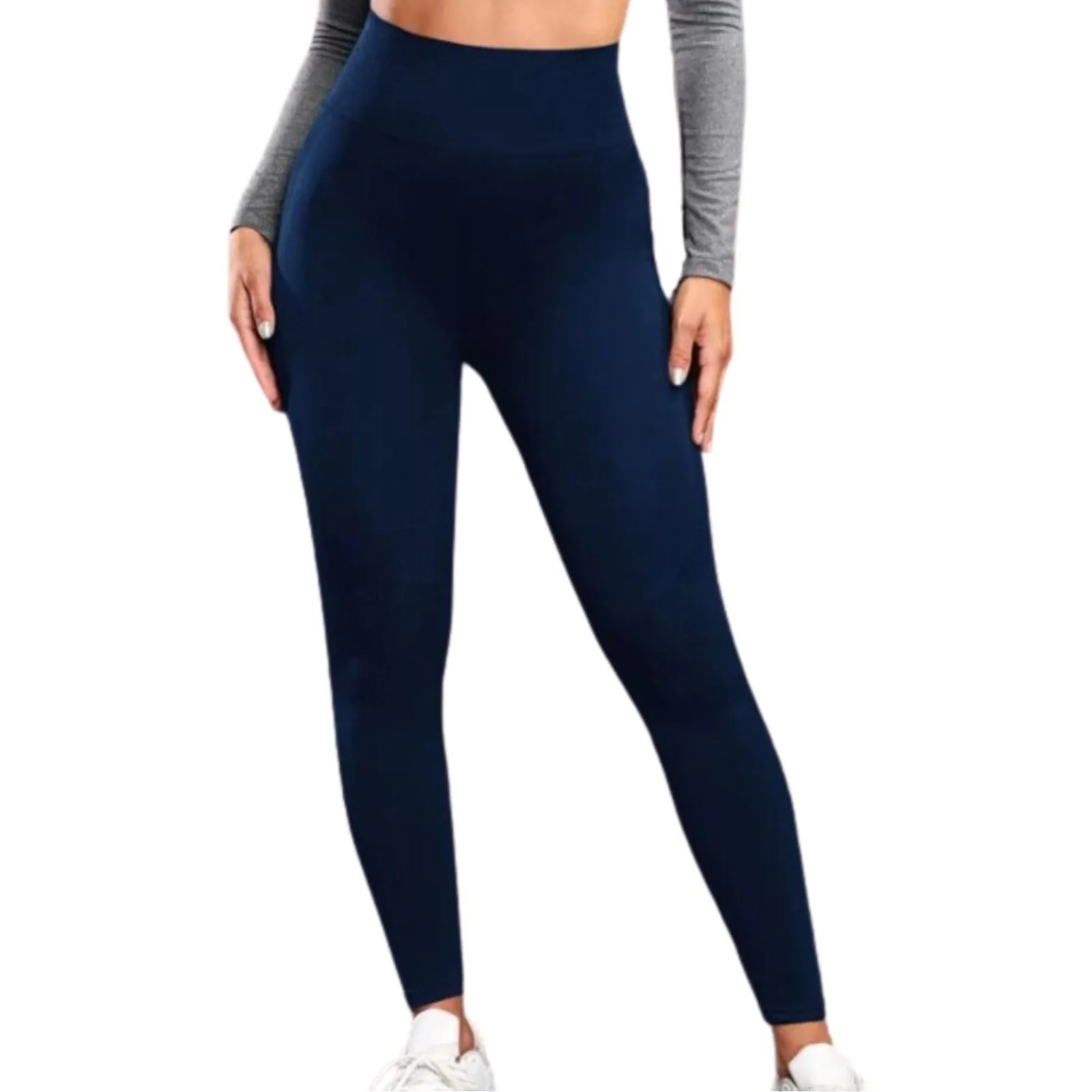 Full Length Seamless Footless Stretching Leggings.