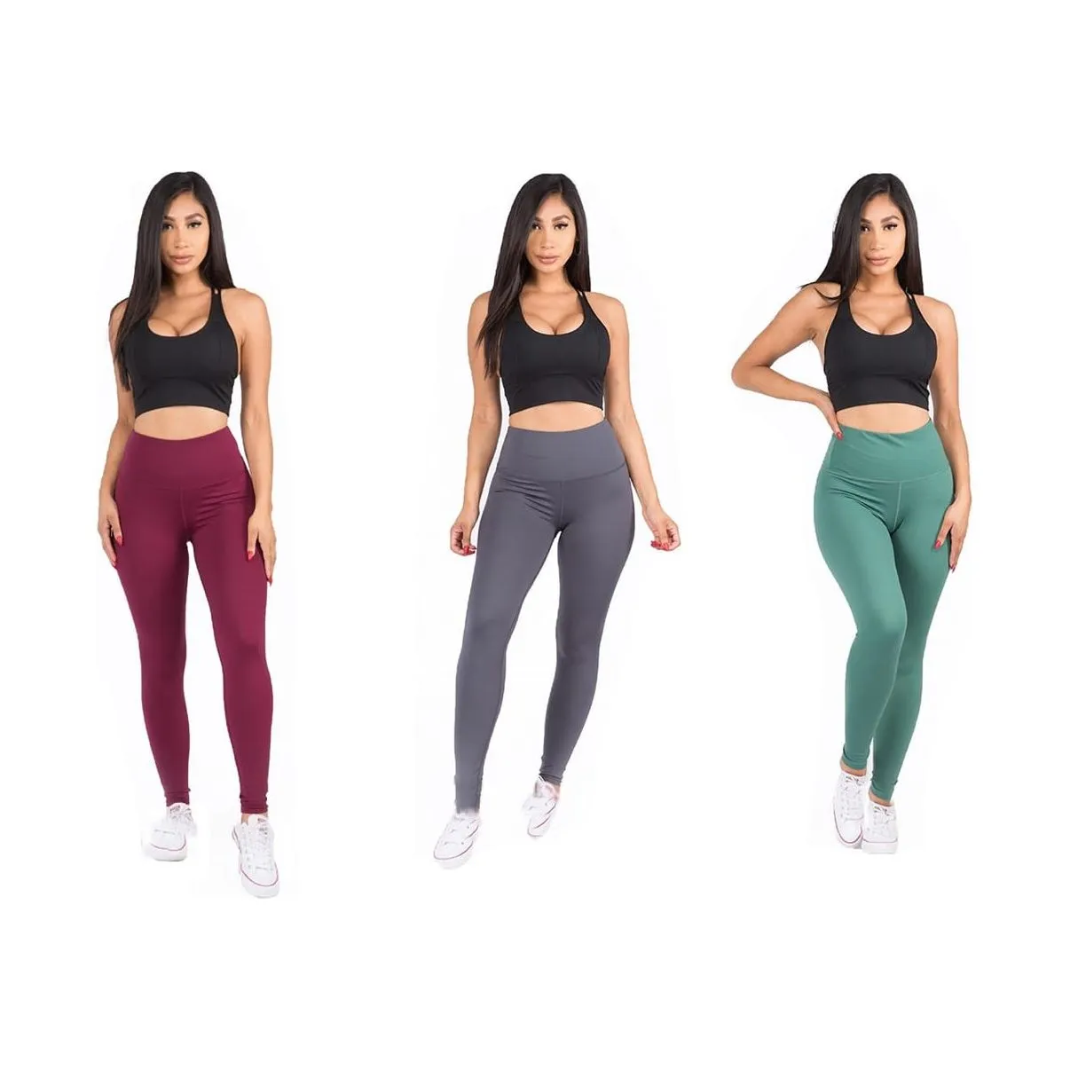 Full Length Seamless Footless Stretching Leggings.