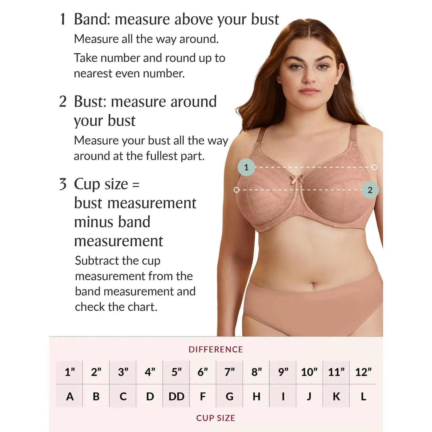 Glamorise Magic  Lift Original Full size support bralette 1000 Glamorise