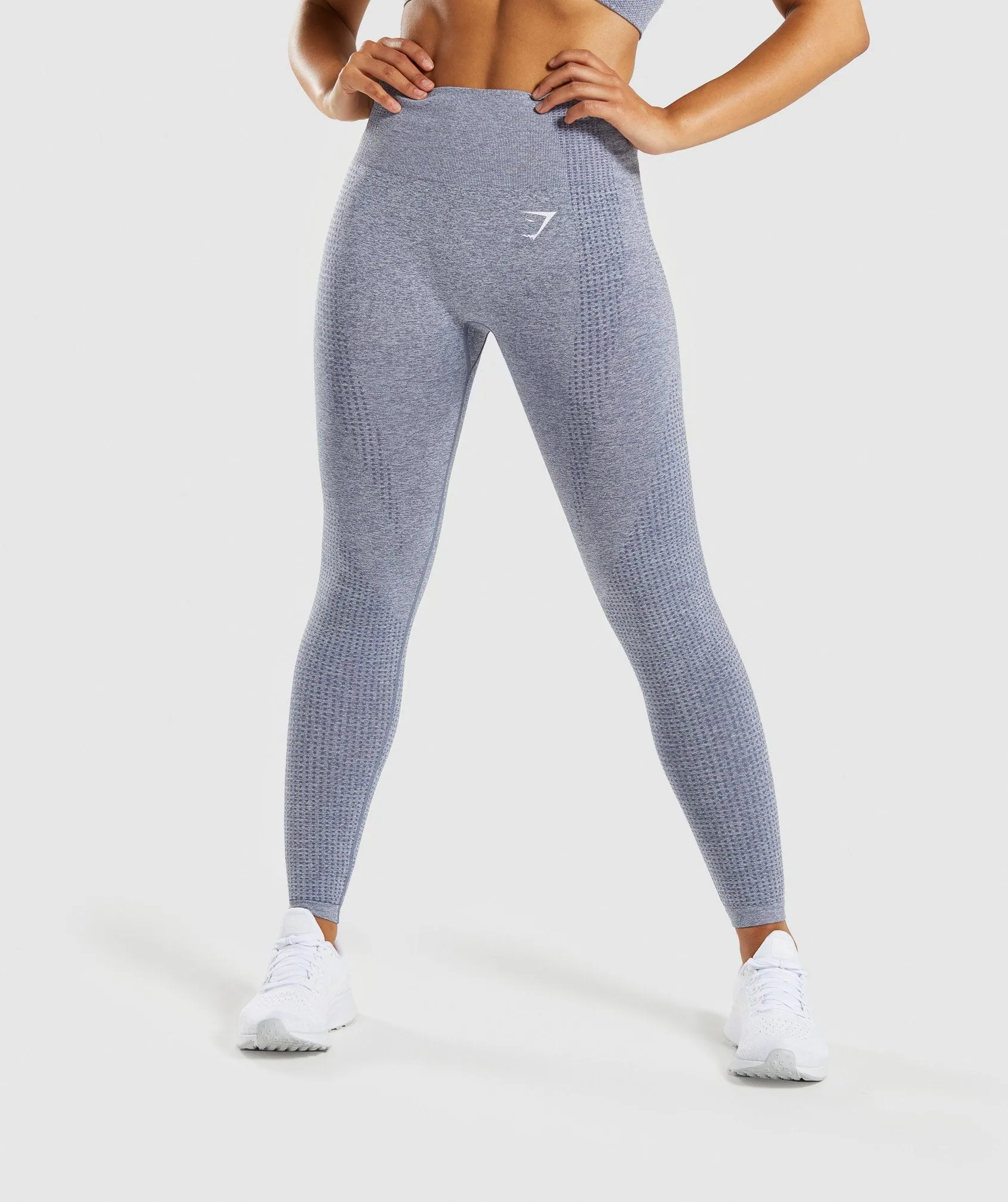 Gymshark Vital Seamless Leggings - Steel Blue Marl