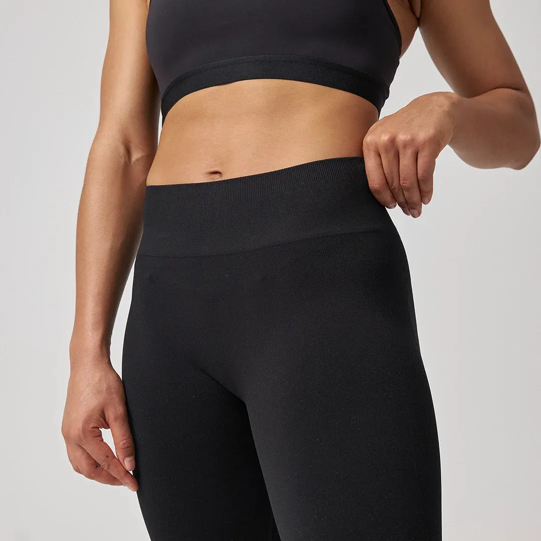 High Waist Leggings Seamless | Schwarz