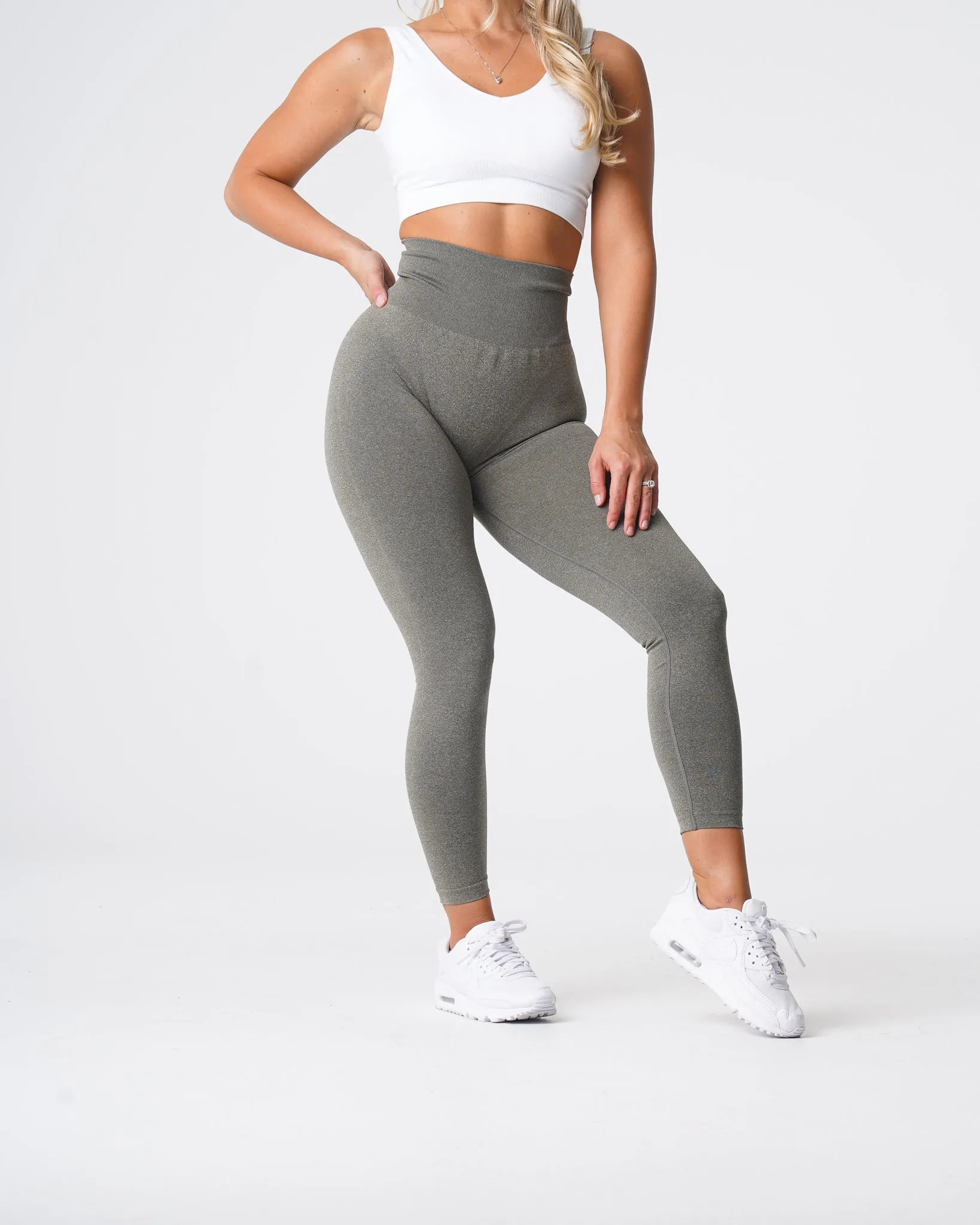 Khaki Green NV Seamless Leggings