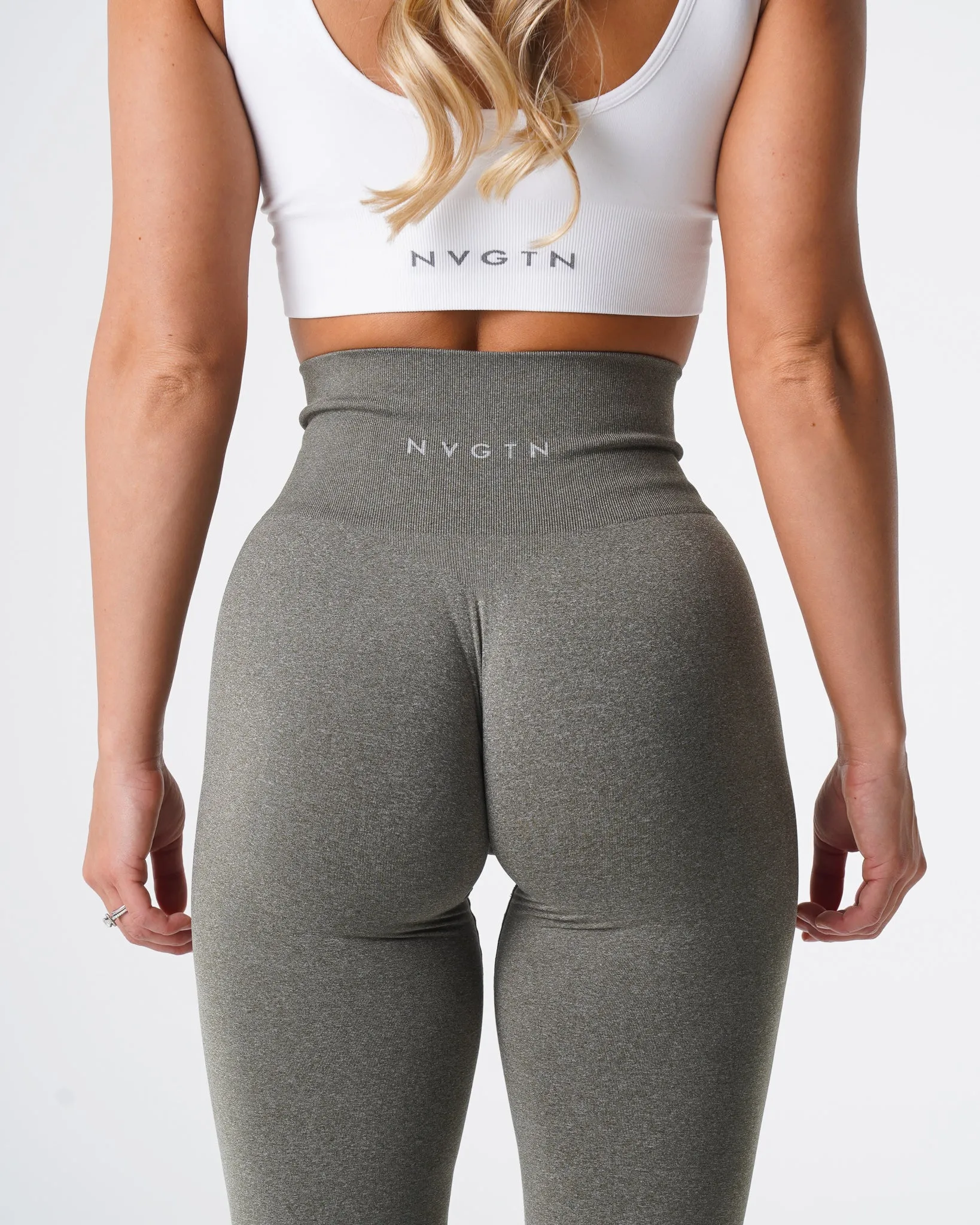 Khaki Green NV Seamless Leggings