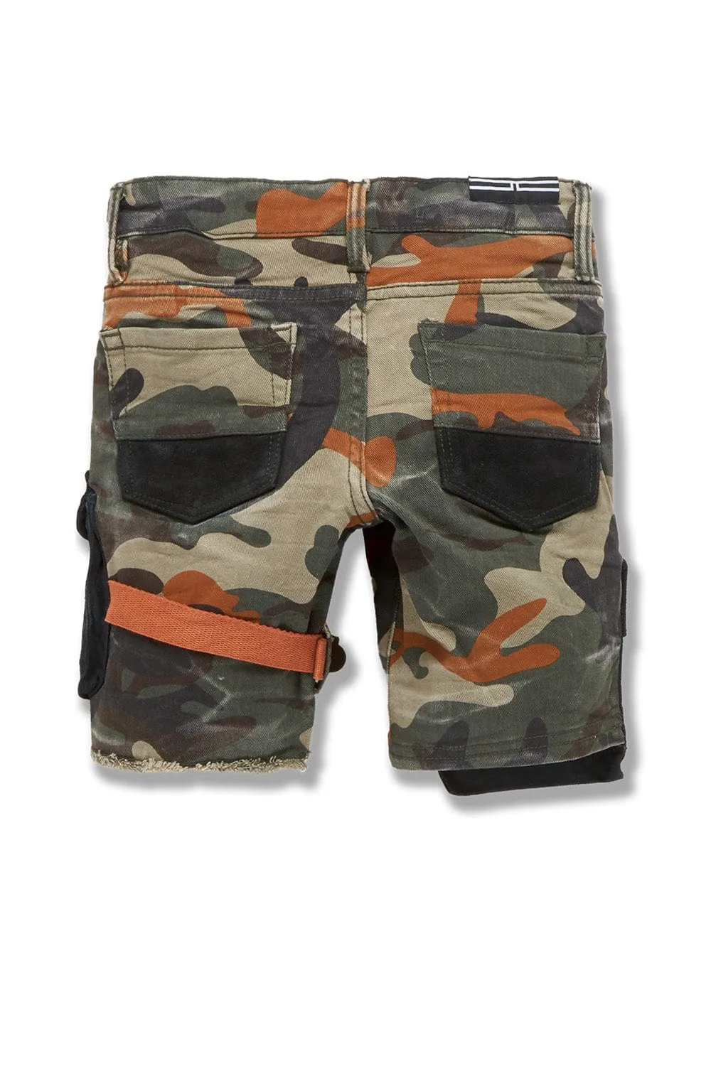 Kids Travis Cargo Shorts (Woodland)