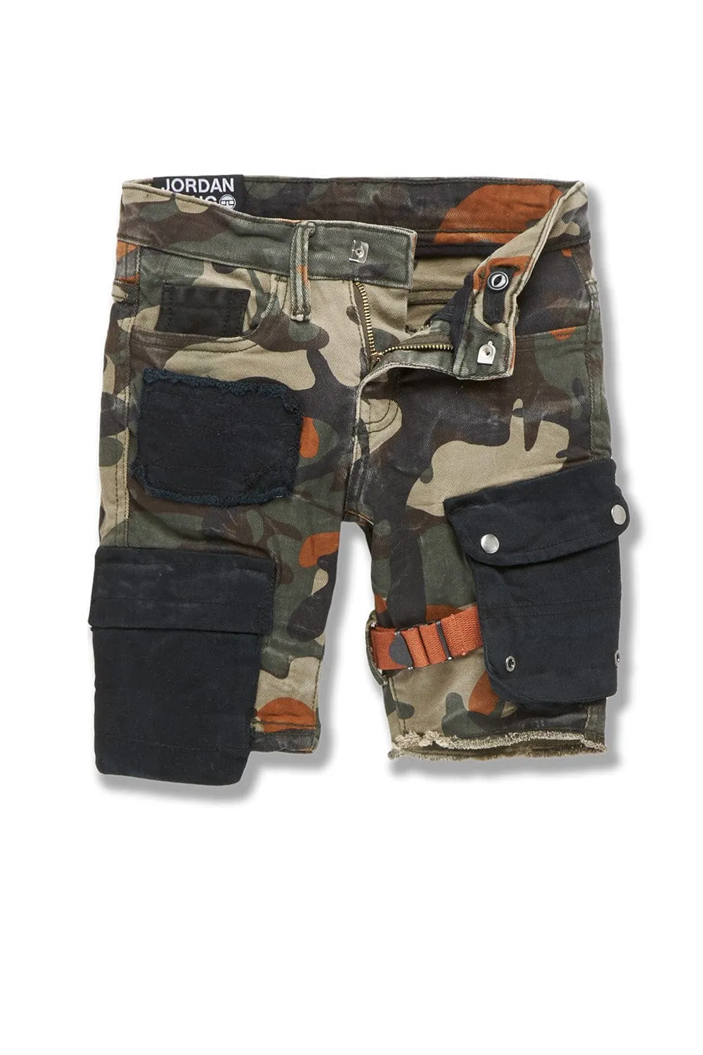 Kids Travis Cargo Shorts (Woodland)