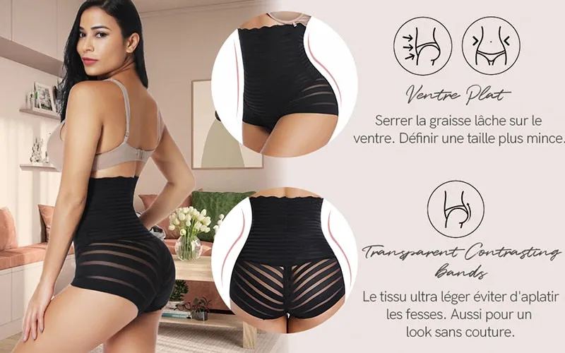 Ladies Butt Lifter Shapewear Hi-Waist Double Tummy Control Panties Waist Trainer Body Shaper Corset Underwear