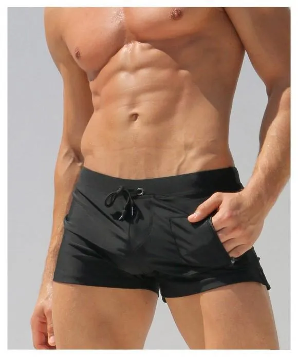 Low Waist Men's Swim Trunks