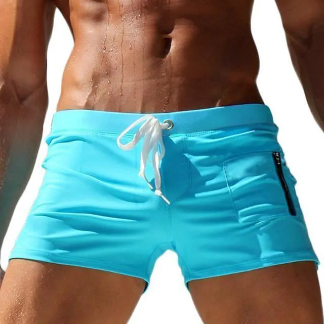 Low Waist Men's Swim Trunks