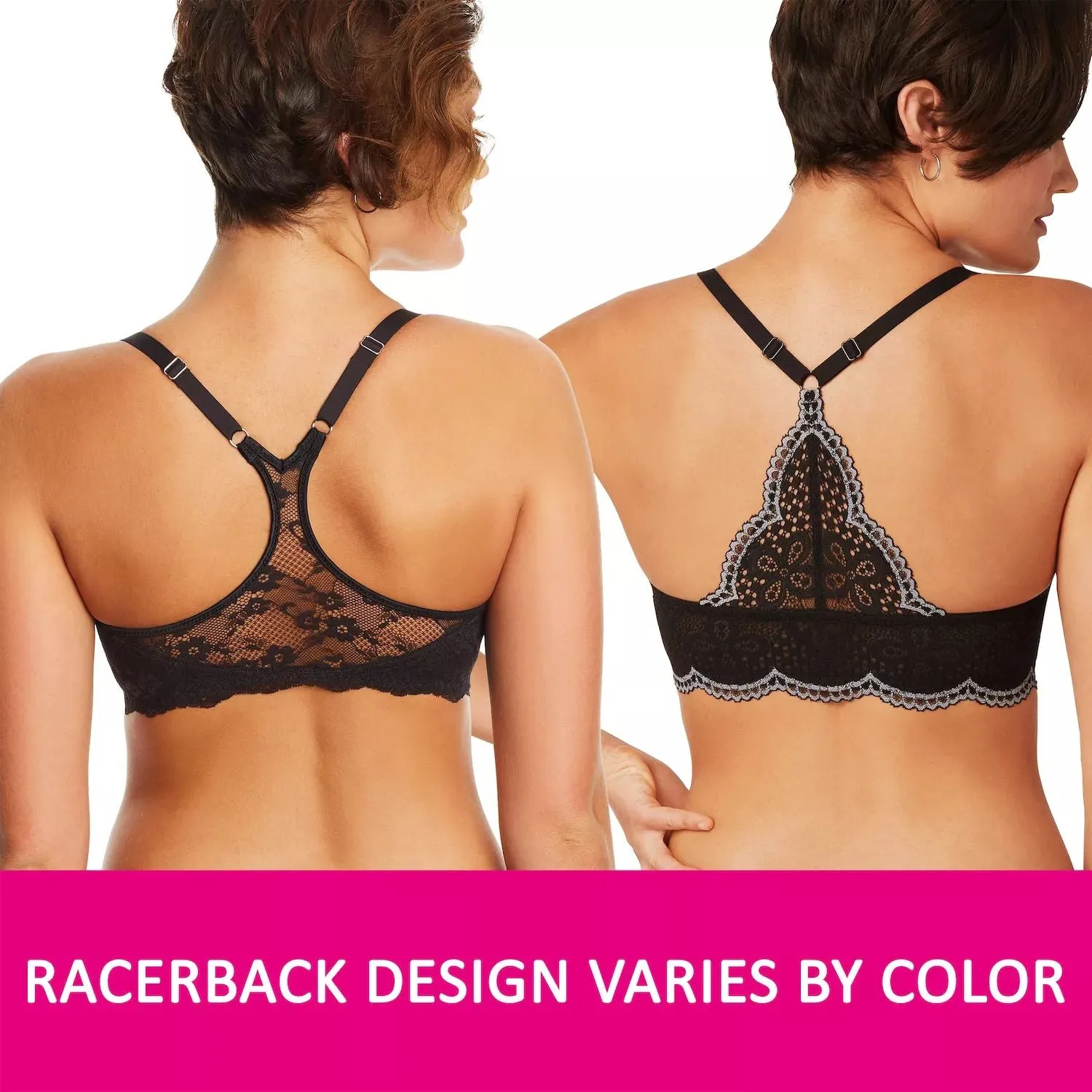 Maidenform One Fab Fit Full Coverage Lace Racer Bra 07112 Maidenform