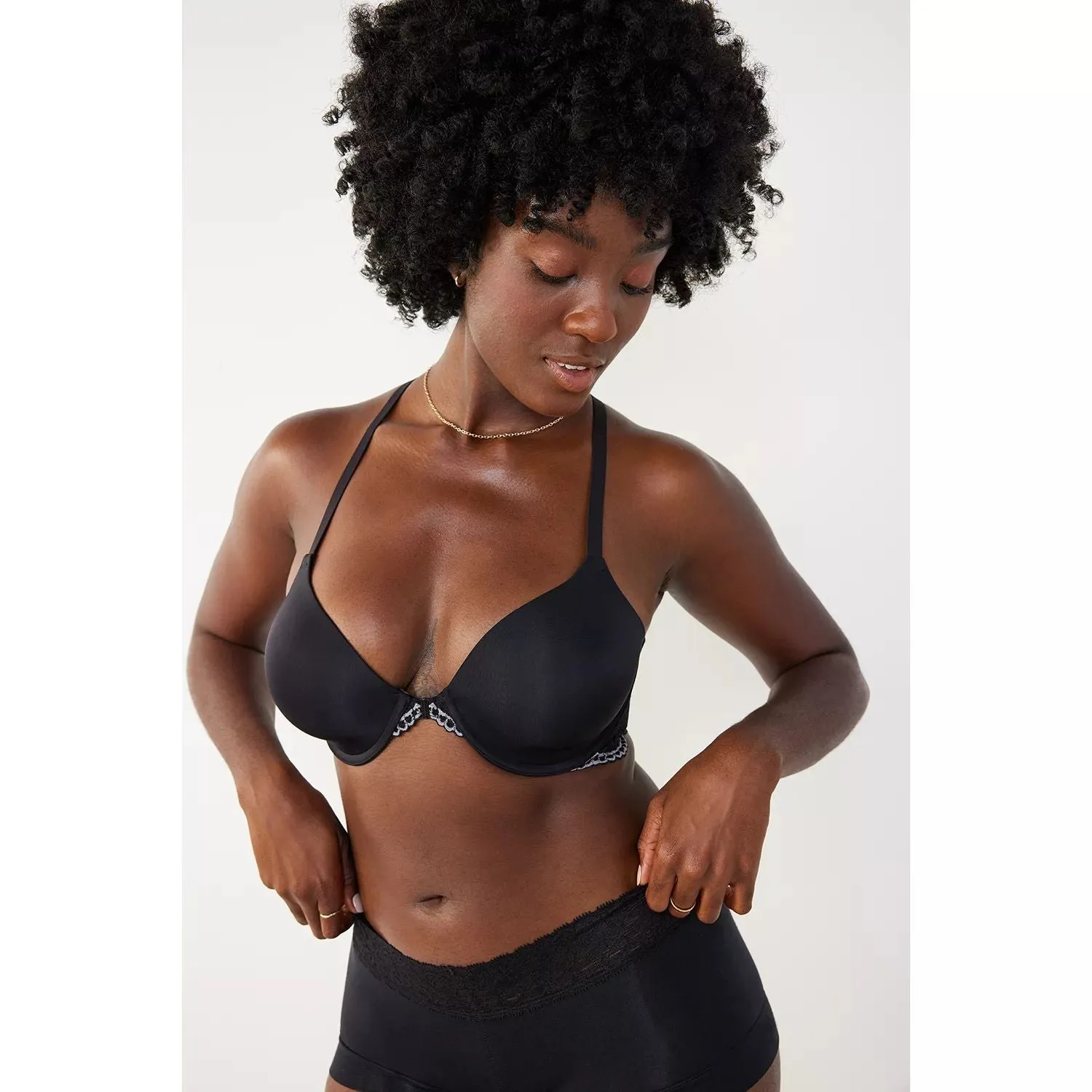 Maidenform One Fab Fit Full Coverage Lace Racer Bra 07112 Maidenform