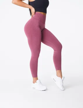 Maroon NV Seamless Leggings