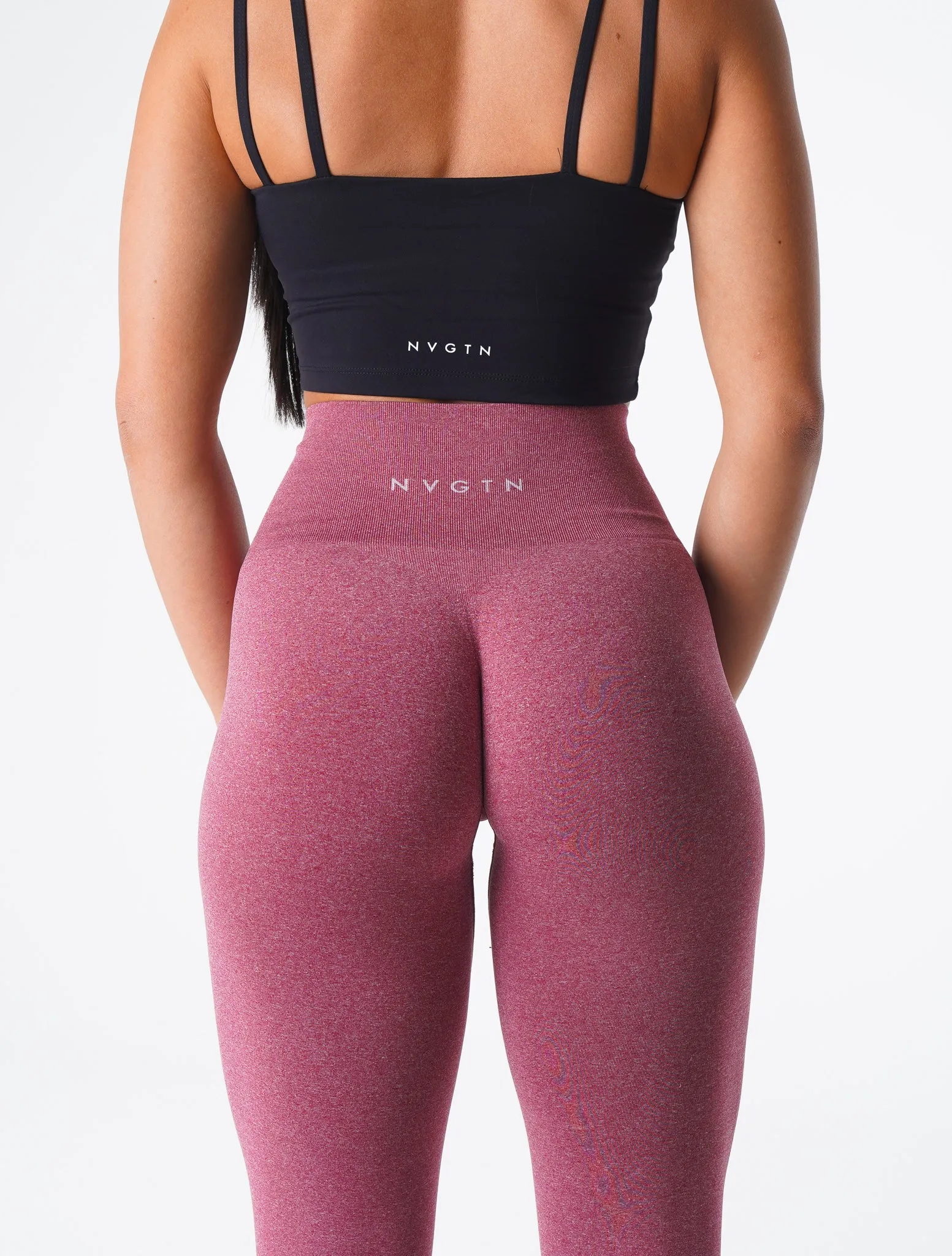 Maroon NV Seamless Leggings