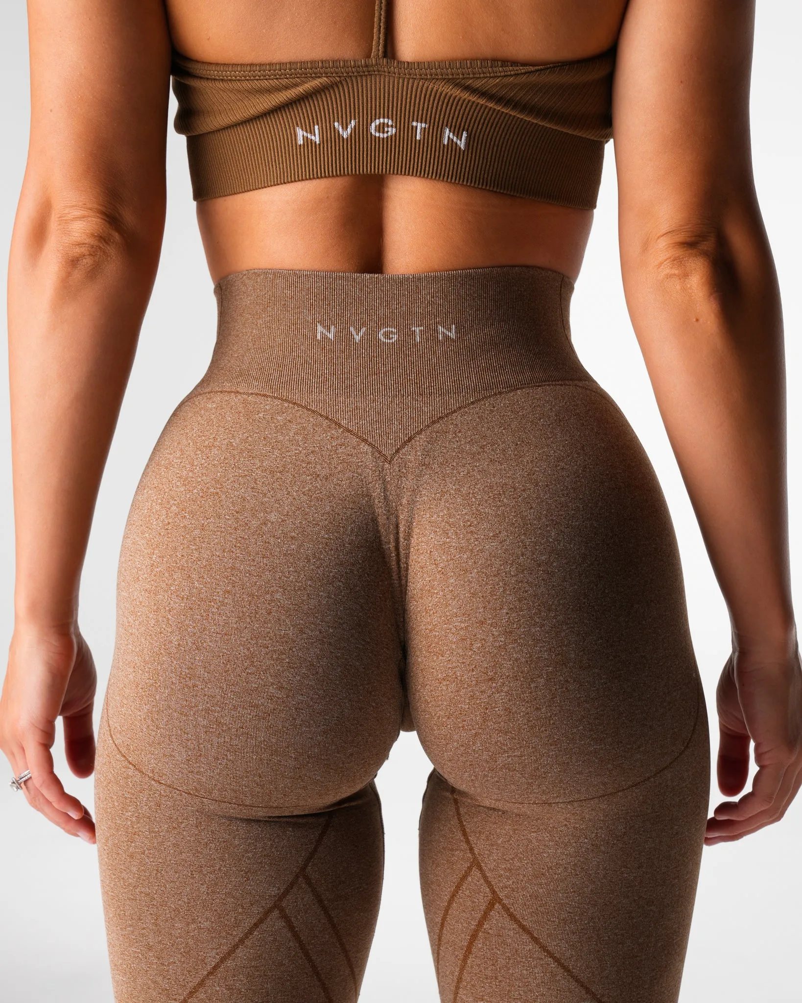 Mocha Geo Seamless Leggings