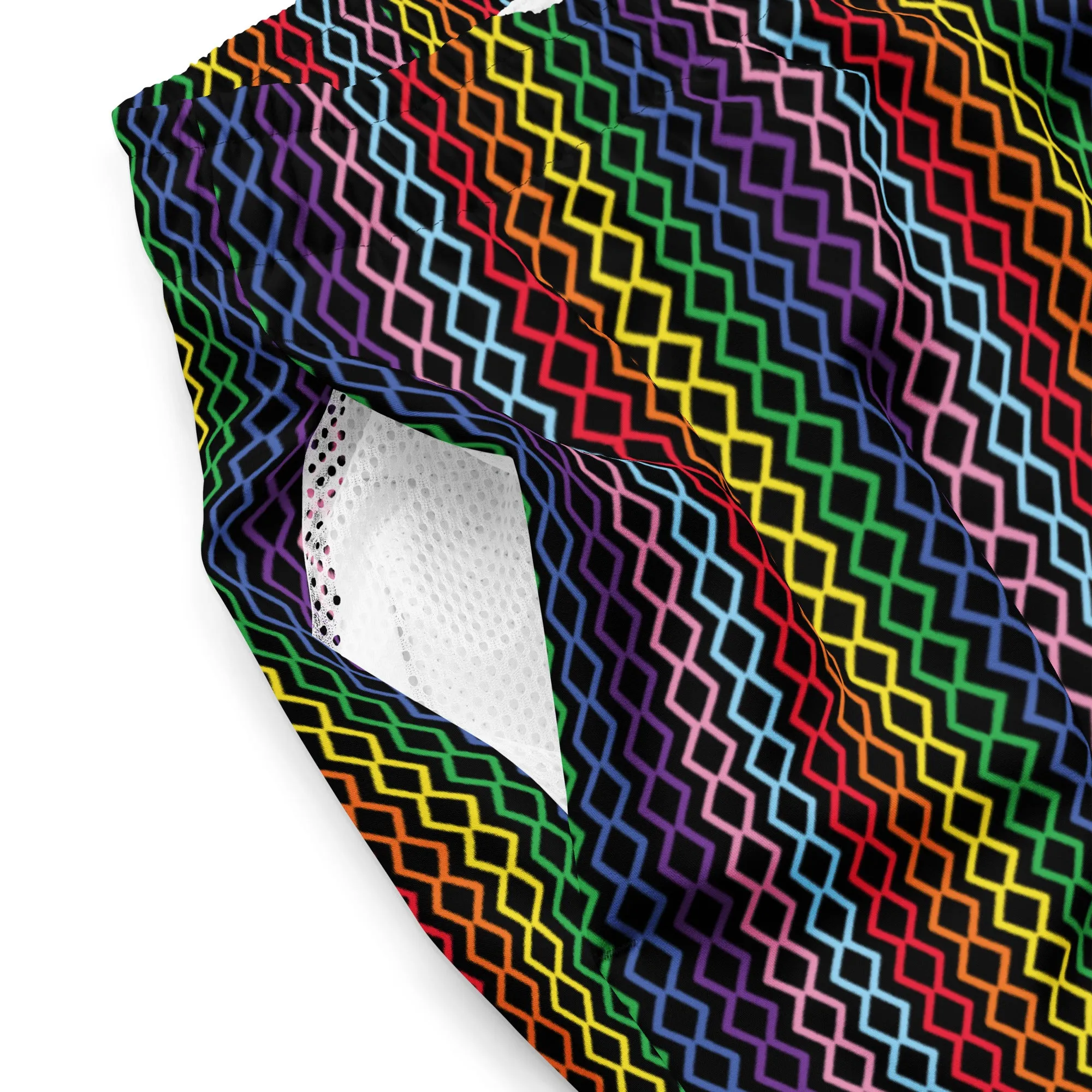 Modern Rainbow Men's Swim Trunks