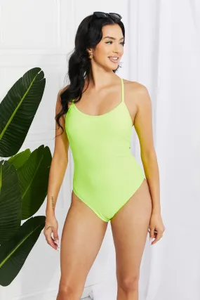 One-Piece Swimsuit in Lemon-Lime