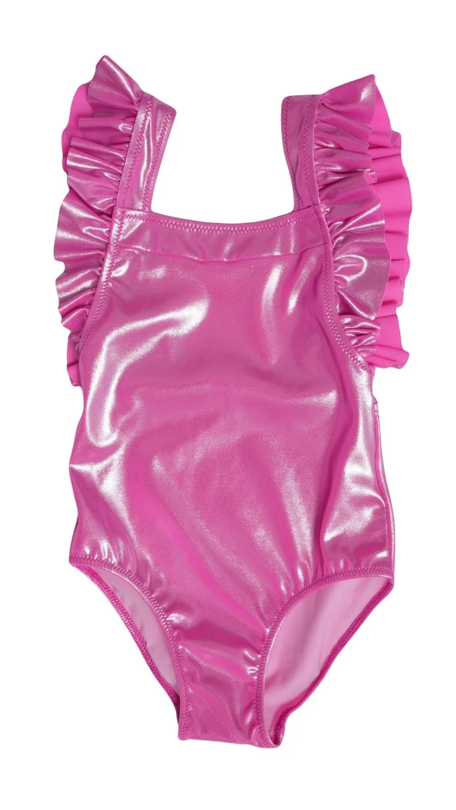 Piccoli Principi Girls KISMET GLOSSY PINK One Piece Swimsuit