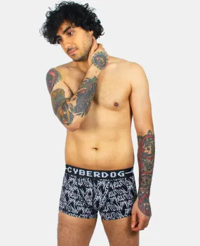 RAVELUTION BOXERS MENS BLACK