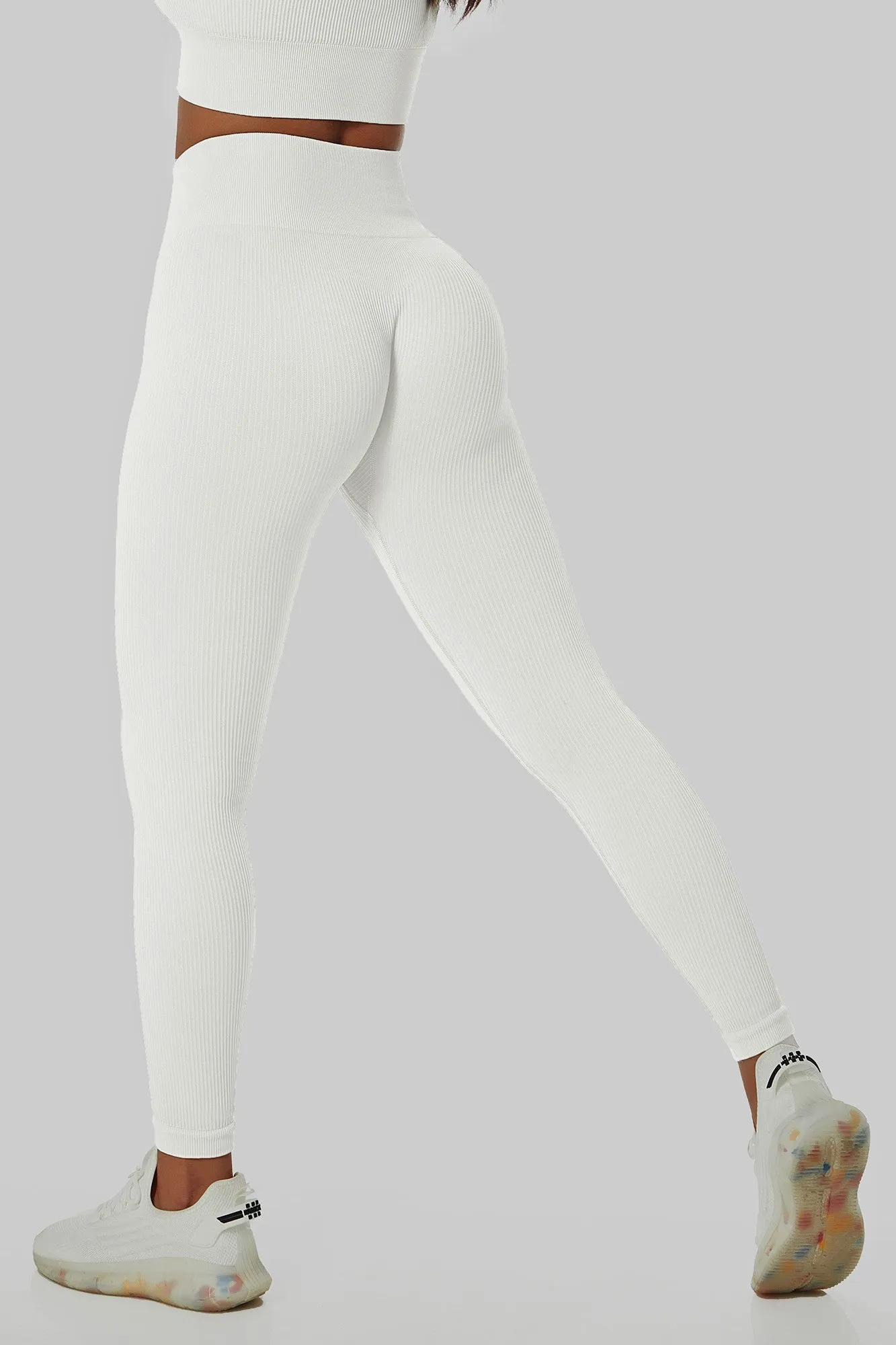 Ribbed Seamless Workout Leggings